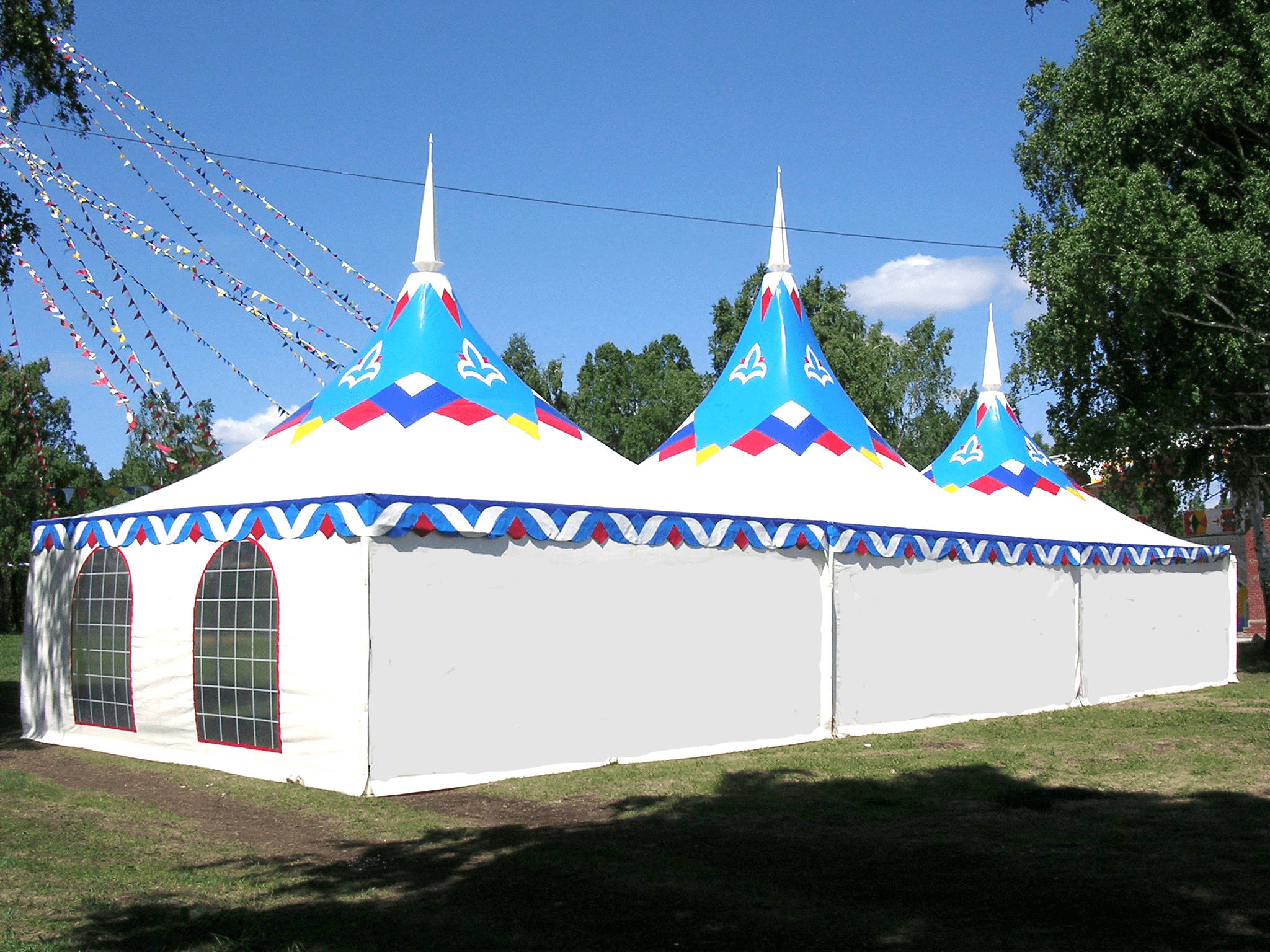Фотография шатрового павильона для сабантуя
